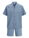 Jack & Jones - Jjglobal Waffle Resort Shirt Ss Set Mp - L&uuml;hikeste varrukatega s&auml;rgid - XXL