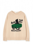 THE ANIMALS OBSERVATORY - Gollie Kid Sweater Soft Pink - Pulloverid - 128