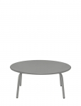 Blomus - Lounge Table - &Oslash; 80 Cm - Yua - Granite Grey - &Otilde;uelauad - L 80CM