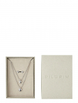 Pilgrim - Penina Gift Set, Necklace & Earstuds, Silver-Plated - Kett-kaelakeed - ONE SIZE