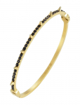 Bud To Rose - Crown Spike Bracelet Black/Silver - K&auml;ev&otilde;rud - ONE SIZE