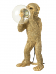 J-Line - Table Lamp Monkey Polyresin Gold - Laualambid - ONE SIZE
