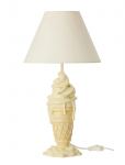 J-Line - Lamp Ice Cream Polyresin Yellow/Beige - Laualambid - ONE SIZE