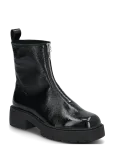 Calvin Klein - Chunky Zip Boot Shiny Lth - Kontsaga poolsaapad - 36 x 36