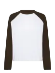 NOISY MAY - Nmember L/S Raglan Colorblock Top - Pikkade varrukatega - M