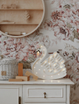 Little Lights - Little Lights Swan Lamp | Lake Flower/White - Laualambid - 31.5X36X5.5CM