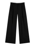 Tommy Hilfiger - Timeless Wool Wide Leg - Lai jalg - 40