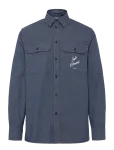 Maison Kitsune - Cafe Chambray Shirt - Vabaaja s&auml;rgid - M