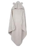Teddykompaniet - Badcape, Bambu, Teddy, Greige - Lapid - 7575 CM