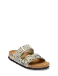Birkenstock - Boston Print Leve Snake Oyster - Madalad sandaalid - 40