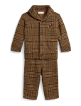 Ralph Lauren Baby - Polo Bear Tweed-Print Jacket & Pant - Komplektid l&uuml;hikeste varrukatega T-s&auml;rgiga - 85-90