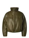 YAS - Yastovy Ls Leather Bomber Jacket - Nahk - 40