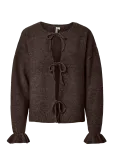 Pieces - Pcsally Rev Frill Cardigan Knit Noos Bc - Kardiganid - XL