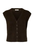 Selected - Slwlulu Brushed V-Neck Vest Noos - Kootud vestid - XL