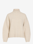 Vila - Visia L/S High Neck Knit Pullover-Noos - K&otilde;rge kaelusega - S