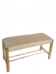 H&acirc;ws - H&acirc;ws Nooka Lounge Bench Paper Cord - Taburetid ja pingid - ONE SIZE