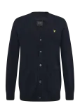 Lyle & Scott - Lambswool Blend V Neck Cardigan - Kardiganid - XL