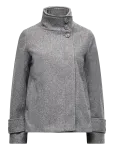 Bubbleroom - High Neck Short Coat - Kerged mantlid - S