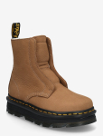 Dr. Martens - Zebzag Laceless Wl Cocoa Brown Milled Nubuck Wp - Madala kontsaga poolsaapad - 41