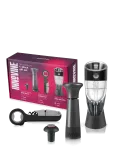 Innovine - Red Wine Pro 4-Piece Gift Set By Innovine - Pudeliavajad ja veinikorgid - ONE SIZE