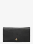 Lauren Ralph Lauren - Crosshatch Leather-Slim Wallet-Wlt- - Rahakotid - ONE SIZE