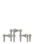 STOFF Nagel - Nagel Candle Holder (Set With 3 Pcs) - Brushed Chrome - K&uuml;&uuml;nlajalad - 6.9X10.2CM