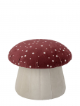 Bloomingville - Lue Pouf, Red, Polyester - Kids Decor - &Oslash;37XH30CM