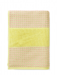 Juna - Check H&aring;ndkl&aelig;de 50X100 Cm Gul/Pink - R&auml;tikud - 100 CM