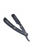 Parker - Parker Srxblk- Heavy Duty Stainless Steel Handle Clip Type Black Blade Holder Barber/Straight Razor - Pardlid - ONE SIZE