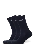 Emporio Armani - Men's Knit Short Socks - Tavalised sokid - ONE SIZE