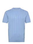 Lindbergh - Knitted Crew Neck T-Shirt - L&uuml;hikeste varrukatega - XL