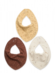 Fixoni - Bandana Bibs 3-Pack - Pudip&otilde;lled - ONE SIZE