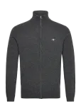Gant - Extrafine Lambswool Zip Cardigan - Poolpika lukuga džemprid - XXL