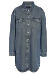 NOISY MAY - Nmalva L/S Denim Dress Az351Mb Fwd Noos - P&otilde;lveni ja midi - M