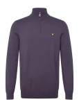 Lyle & Scott - Cotton Merino Quarter Zip Jumper - Poolpika lukuga džemprid - S