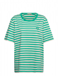 Marimekko - Tasaraita Unisex Unikko Ss - L&uuml;hikeste varrukatega - M