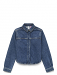 Vero Moda Girl - Vmhayden Ls Bow Denim Shirt Ra3040 Girl - Pikkade varrukatega s&auml;rgid - 164
