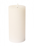 C'est Bon - Rustic Finish Led Pillar Candle - LED-k&uuml;&uuml;nlad - H20CM