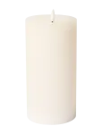 C'est Bon - Rustic Finish Led Pillar Candle - LED-k&uuml;&uuml;nlad - H20CM