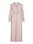Vila - Viemma L/S Belt Maxi Dress/Dc/Ka - Maksikleidid - 42