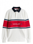 Tommy Jeans - Tommy Girl Rugby Polo Shirt - Dressipluusid - XL