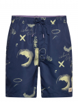 Scotch & Soda - Printed Long-Length Swimshort - L&uuml;hikesed p&uuml;ksid - M
