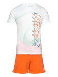 Nike - Ws-Woven Short Set - Komplektid l&uuml;hikeste varrukatega T-s&auml;rgiga - 98/104