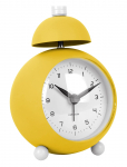 KARLSSON - Alarm Clock Chaplin Metal Matt Bright Yellow - Kellad - H:12.7CM