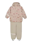 CeLaVi - Rainwear Set - Aop, W. Fleece - Vihmariiete komplektid - 90