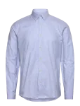 Lindbergh - Yarn Dyed Oxford Superflex Shirt L/S - Oxfordi s&auml;rgid - XXL