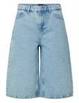 Pieces - Pcnoel Mw Denim Jorts D2D Pp - L&uuml;hikesed teksap&uuml;ksid - L