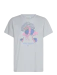 Lollys Laundry - Romall Peacock Tee Ss - L&uuml;hikeste varrukatega - L
