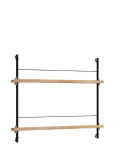 Kylsk&aring;pspoesi - Box Set, Magazine Shelving Ms.65.1, Black Shelves, Stainless Steel Legs (Fsc Mix Credit) - Riiulid - H:65CM
