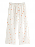 Lindex - Trousers Pyjama Seersucker - P&uuml;ksid - M